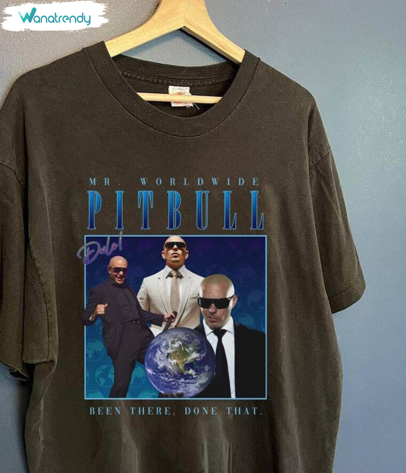 Pitbull Tour Shirt, Vintage Mr Worldwide Unisex T Shirt Tee Tops