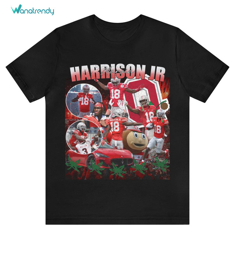 Marvin Harrison Jr Maserati Shirt, Trendy Crewneck Sweatshirt Hoodie