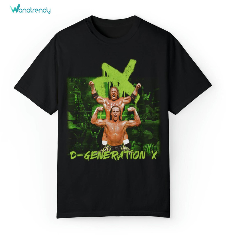 D Generation X Shirt, Trendy Music Tee Tops Crewneck Sweatshirt
