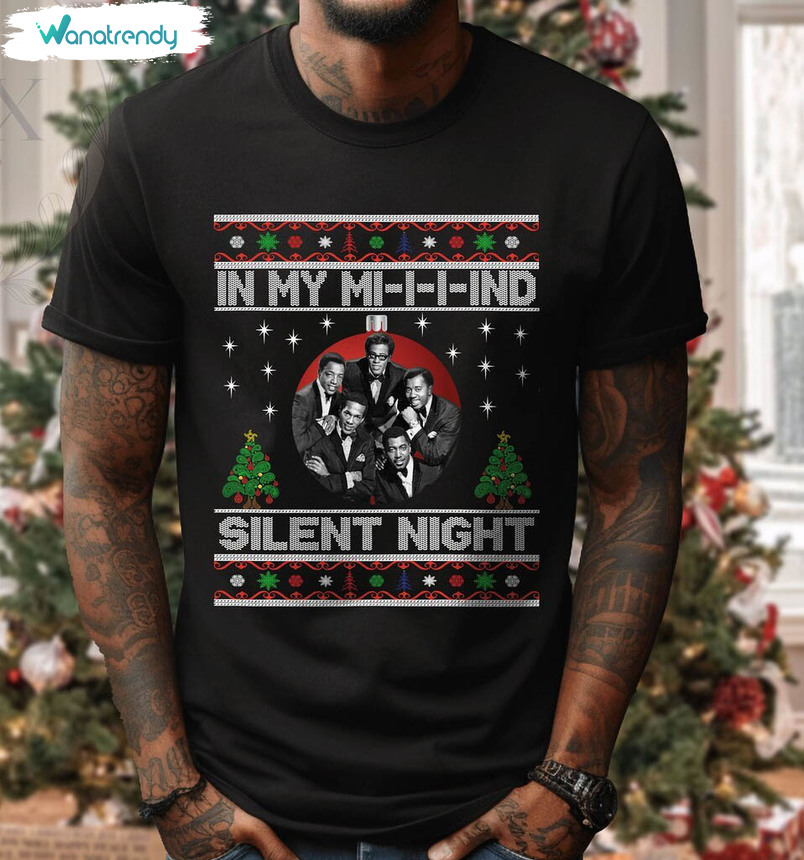 In My Mind Christmas Sweatshirt, Afro American Xmas Unisex T Shirt Tee Tops