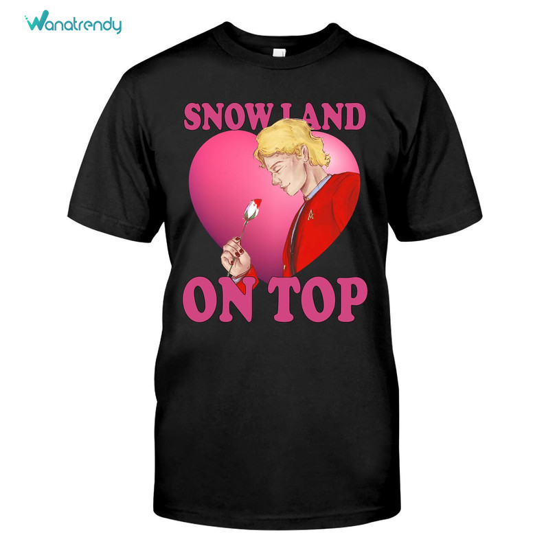 Snow Lands On Top Shirt, Games Movie Short Sleeve Tee Tops