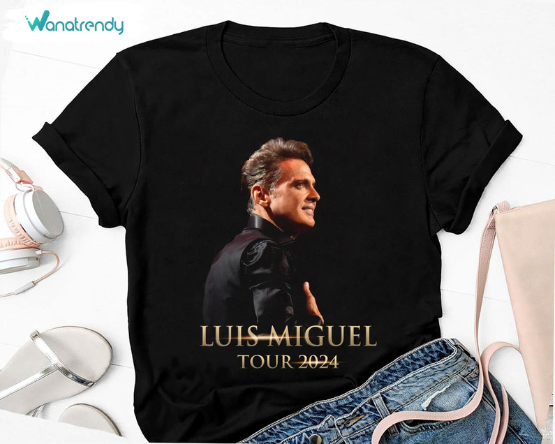 Luis Miguel Shirt, Luis Miguel Concert Crewneck Sweatshirt Unisex Hoodie