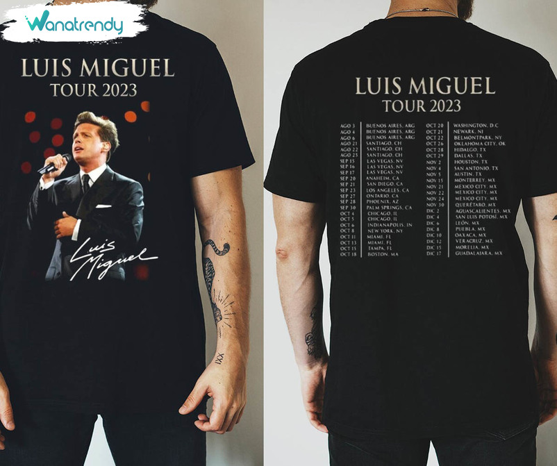 Luis Miguel Shirt, Signature Luis Miguel Long Sleeve Unisex T Shirt