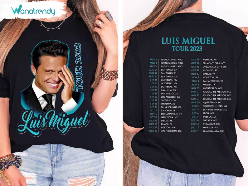 Luis Miguel Tour 2023 Shirt, Luis Miguel Concert Hoodie Tee Tops