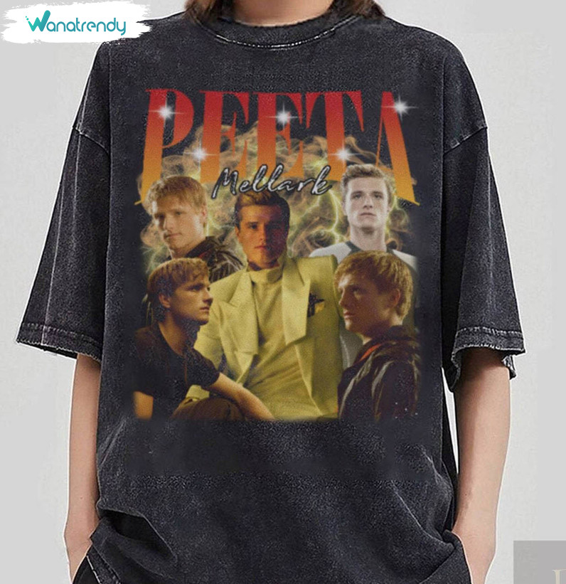 Peeta Mellark Shirt, Vintage Movies Long Sleeve Unisex Hoodie