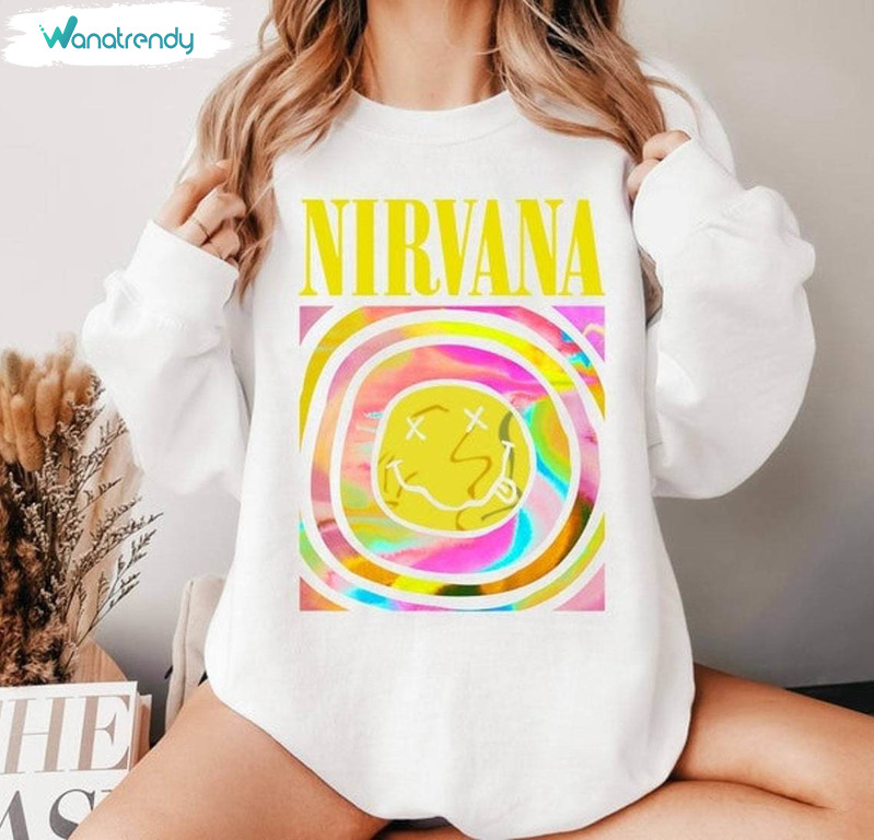 Nirvana In Utero Shirt, Kurt Cobain Nirvana Long Sleeve Short Sleeve