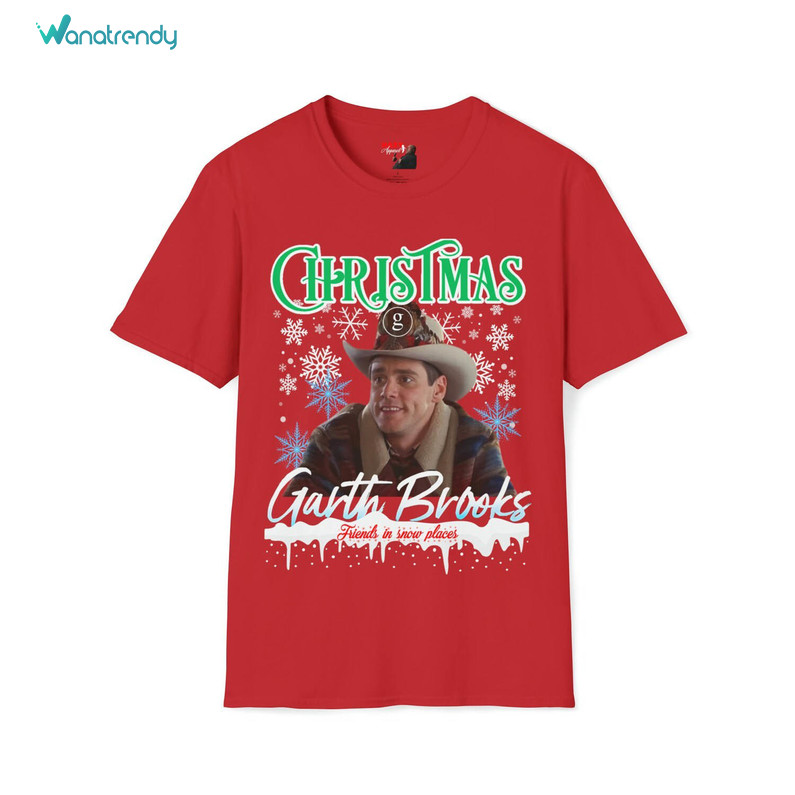 Garth Brooks Shirt, Christmas Unisex Hoodie Short Sleeve