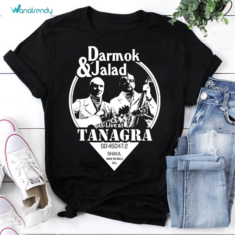Darmok And Jalad At Tanagra Shirt, Shaka Vintage Short Sleeve Sweater