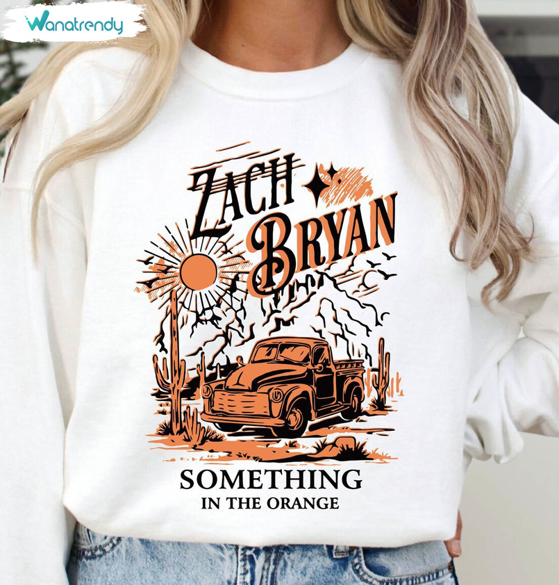 Zach Bryan Tour Shirt, Something In The Orange Sweater Crewneck Sweatshirt