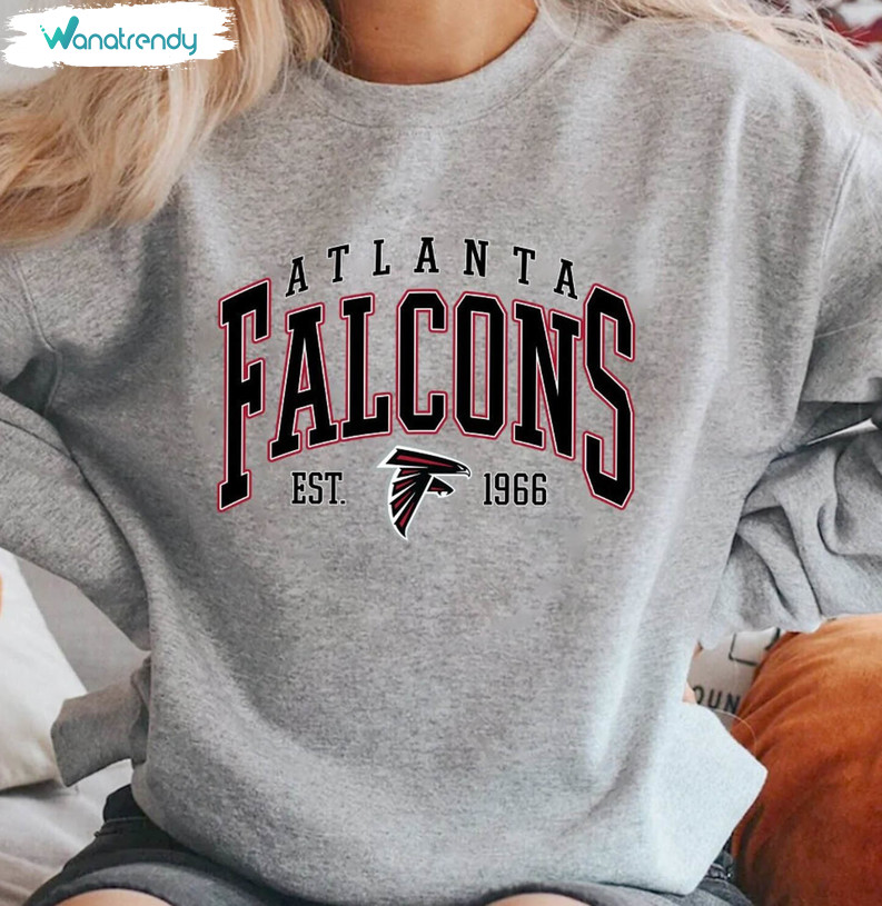 Atlanta Falcons Shirt, Vintage Football Sweater Hoodie