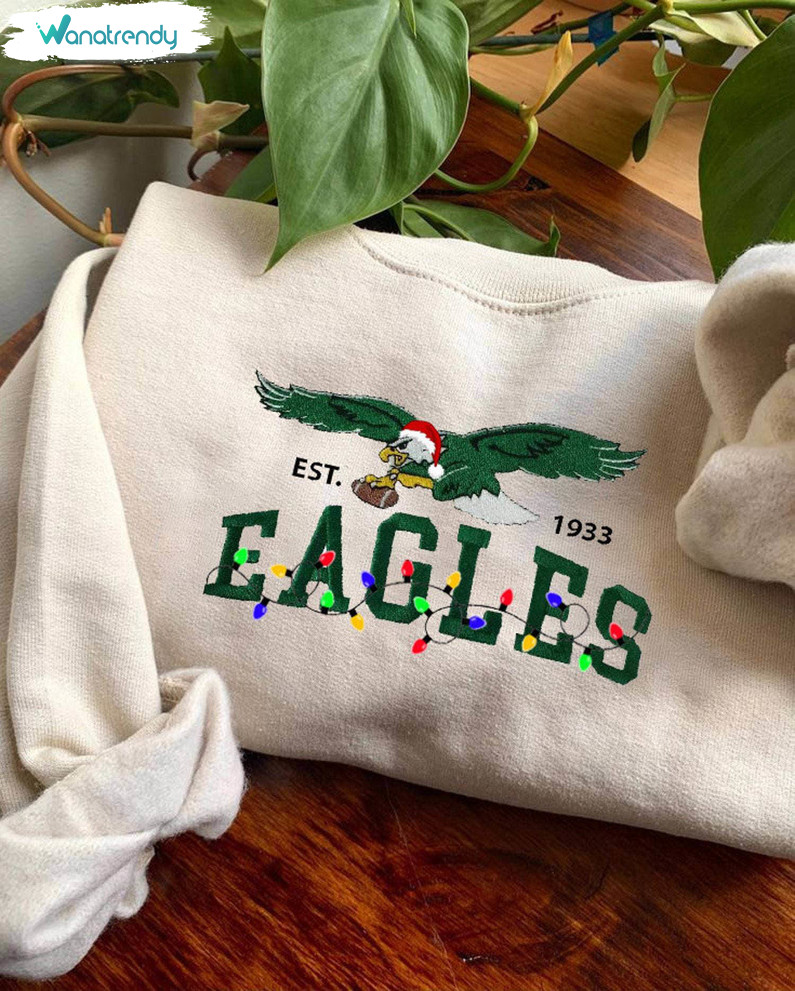 Eagle Christmas Shirt, Philly Football Christmas Long Sleeve Short Sleeve