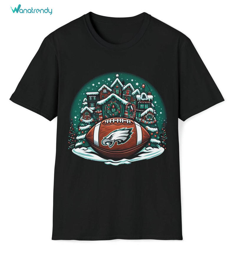 Eagle Christmas Shirt, Philadelphia Eagles Christmas Long Sleeve Short Sleeve