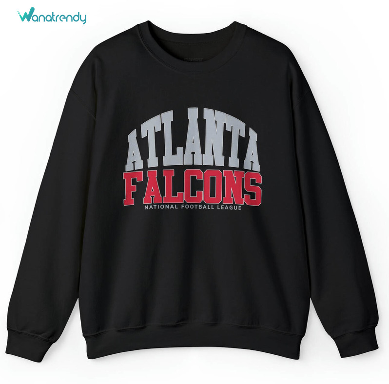 Atlanta Falcons Shirt, Gameday Gear Go Crewneck Sweatshirt Long Sleeve