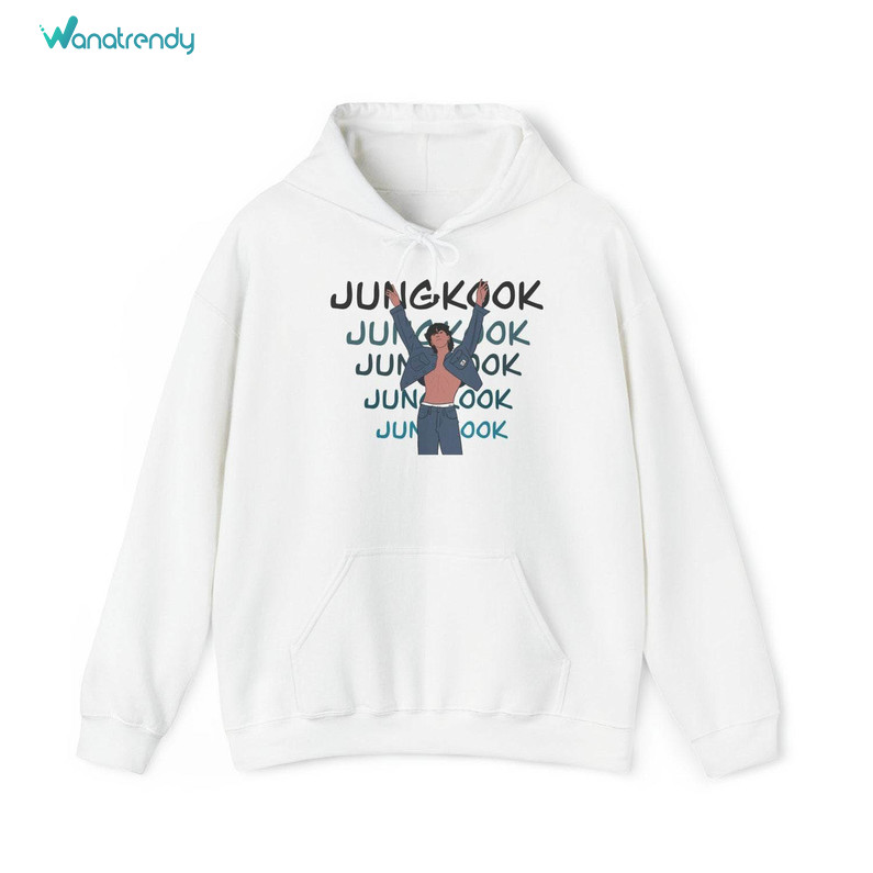 Jungkook Golden Album Shirt, Trendy Music Unisex T Shirt Long Sleeve