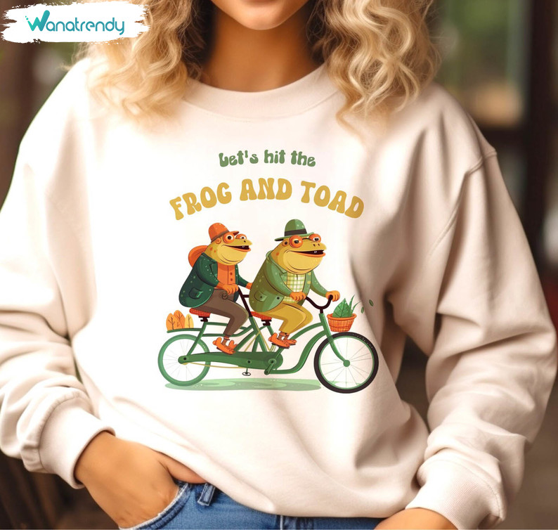 Frog And Toad Shirt, Vintage Classic Book Tee Tops Short Sleeve