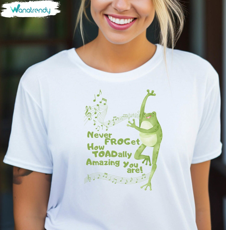 Frog And Toad Shirt, Funny Mental Health Short Sleeve Long Sleeve
