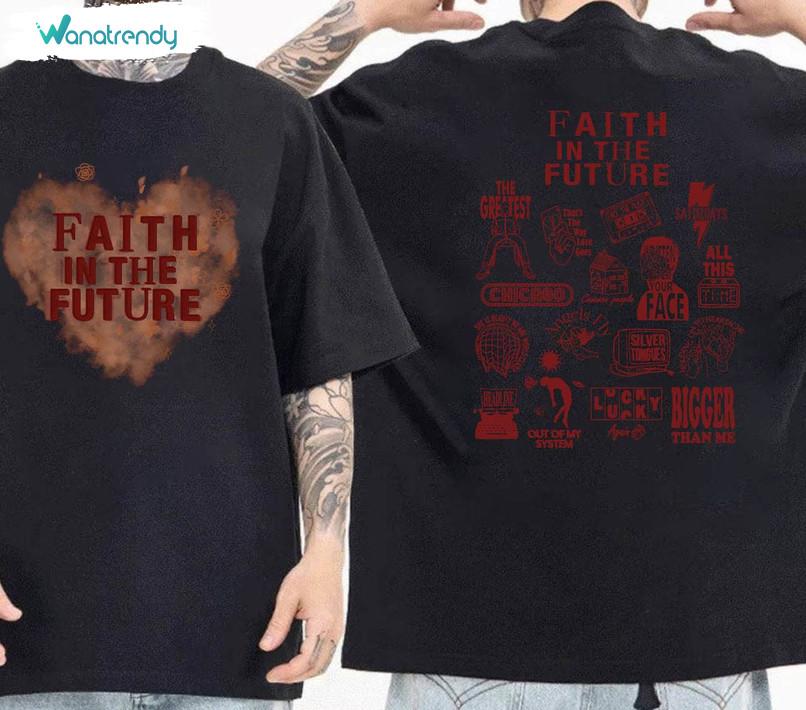 Faith In The Future Shirt, Louis Tomlinson Album Long Sleeve Unisex Hoodie