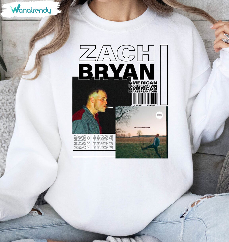 Zach Bryan Tour Shirt, Country Music Long Sleeve Unisex T Shirt