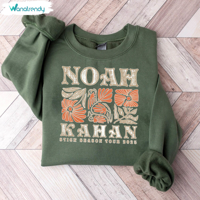Noah Kahan Shirt, Noah Kahan Concert 2023 Unisex Hoodie Long Sleeve