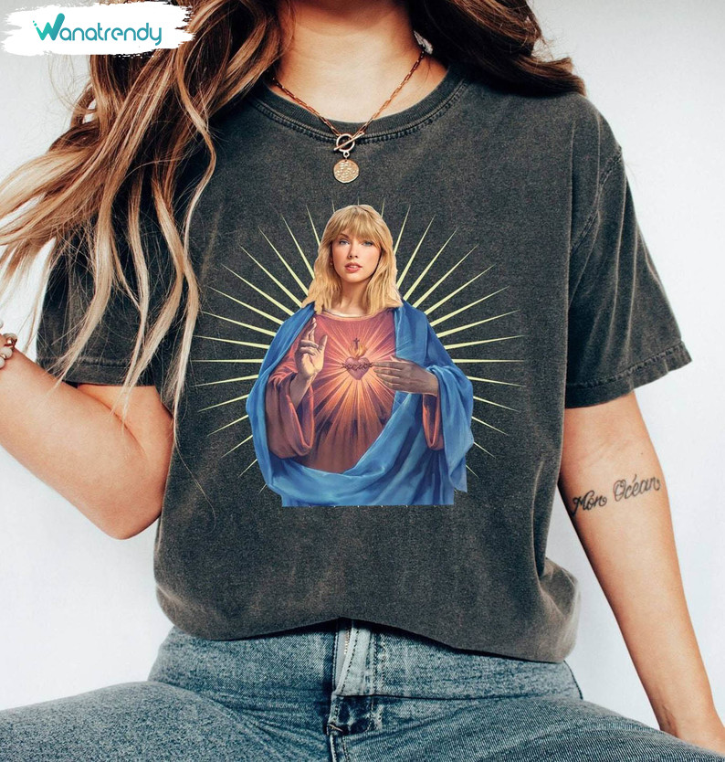 Taylor Swift Jesus Shirt, Swiftie Eras Tour Long Sleeve Short Sleeve
