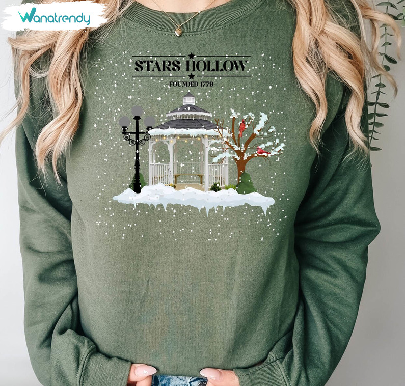 Stars Hollows Sweatshirt, Christmas Winter Sweater T-Shirt