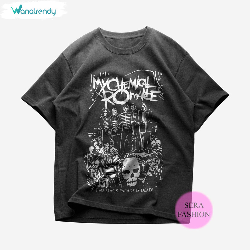 My Chemical Romance Shirt, Emo Rock Band Tee Tops Crewneck Sweatshirt