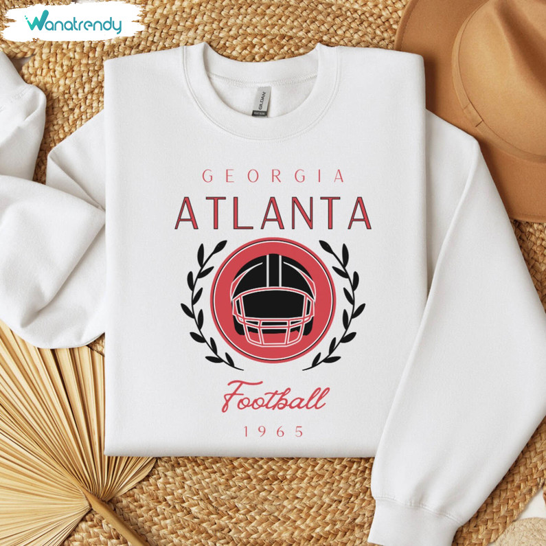 Cute Atlanta Football Sweatshirt , Atlanta Football Short Sleeve Tee Tops