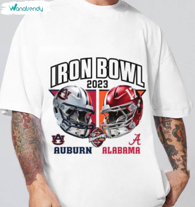 Iron Bowl 2023 Shirt, Iron Bowl Matchup Short Sleeve Tee Tops