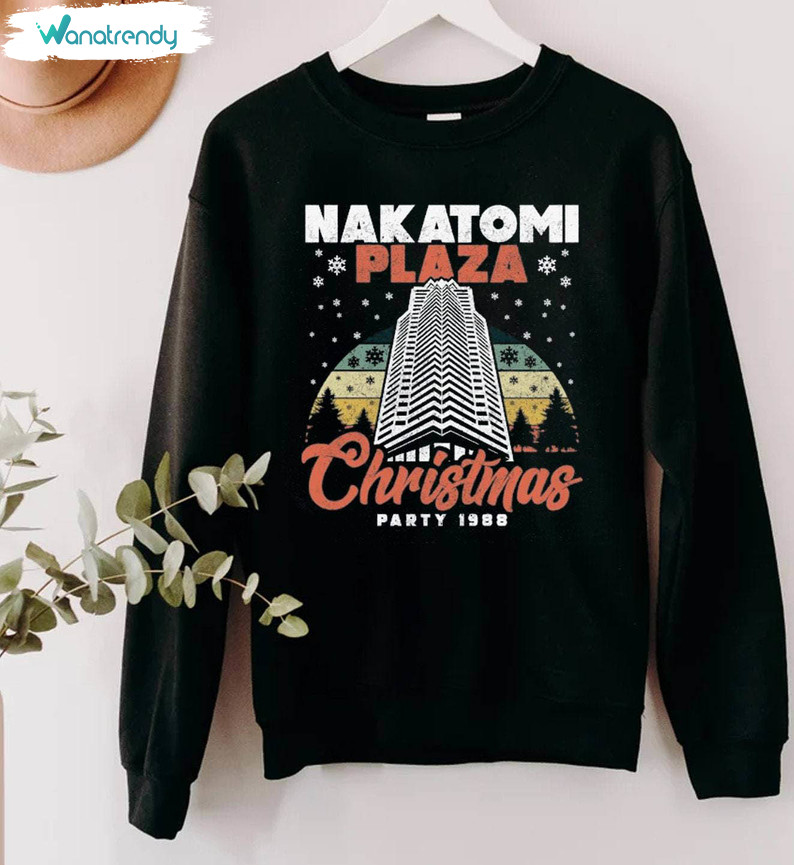 Nakatomi Plaza Sweatshirt, Christmas Party 1988 Crewneck Sweatshirt Hoodie