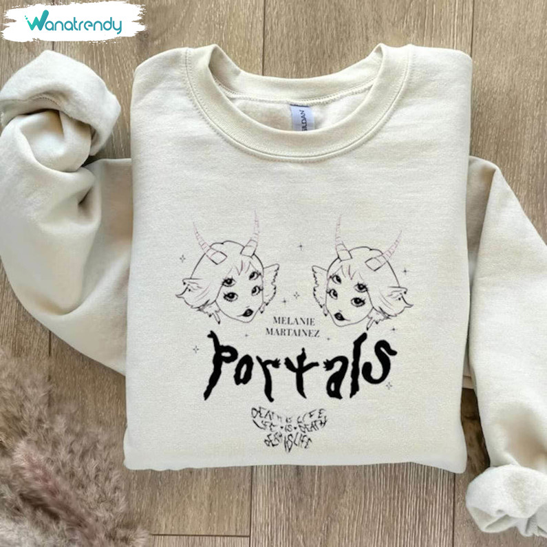 Melanie Martinez T Shirt Sweatshirt Hoodie Embroidered Portals Tour 2023  Shirts Album Concert Embroidery Tshirt Doll House Cry Baby Gift - Laughinks