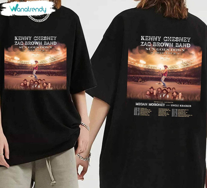Kenny Chesney Shirt, Kenny Chesney Music Tour Unisex Hoodie Long Sleeve
