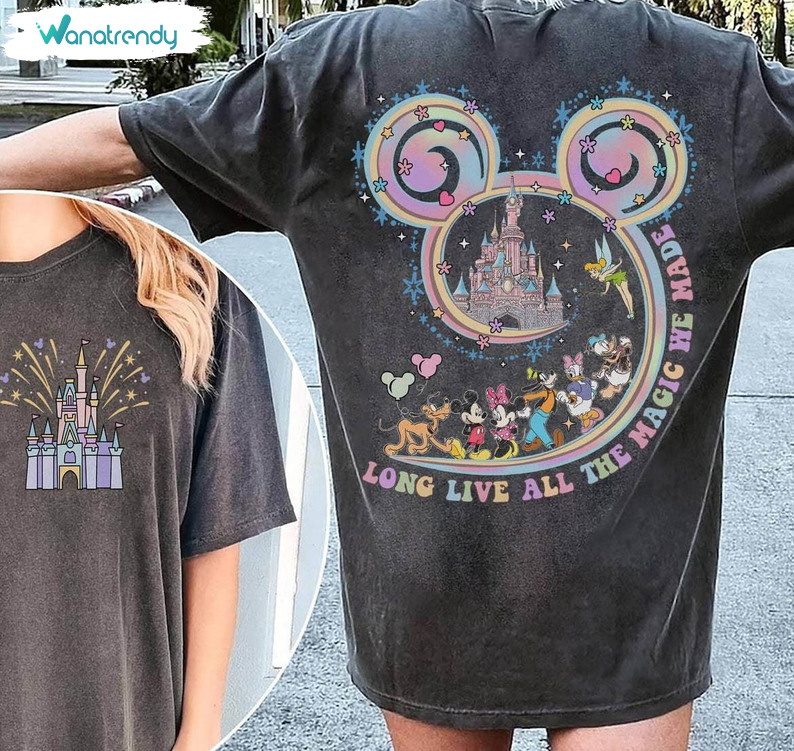 Groovy Long Live All The Magic We Made Shirt, Vintage Disney Long Sleeve Sweater