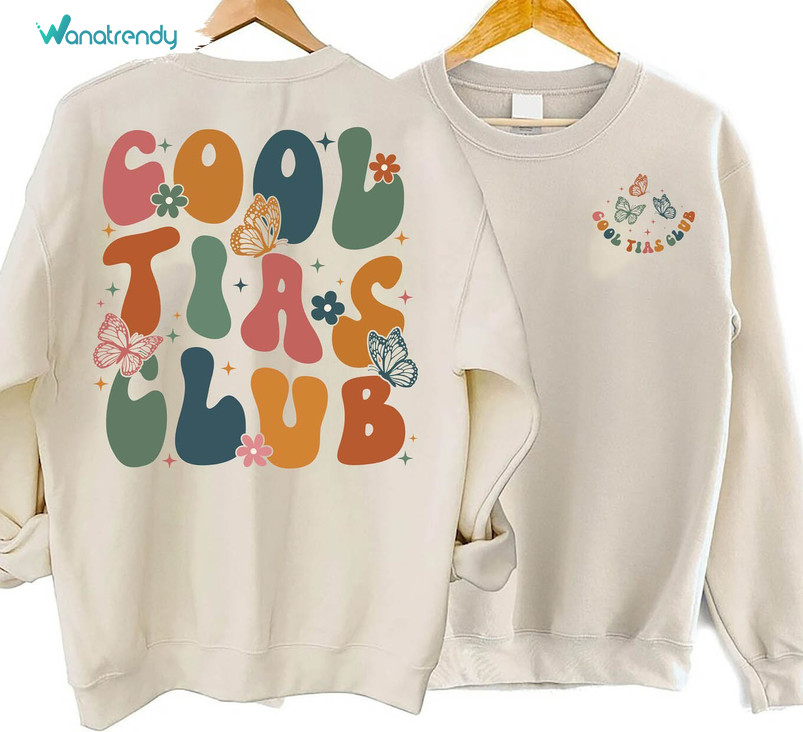 Retro Cool Tias Club Shirt, Spanish Auntie Tee Tops Unisex T Shirt Gift For Aunt