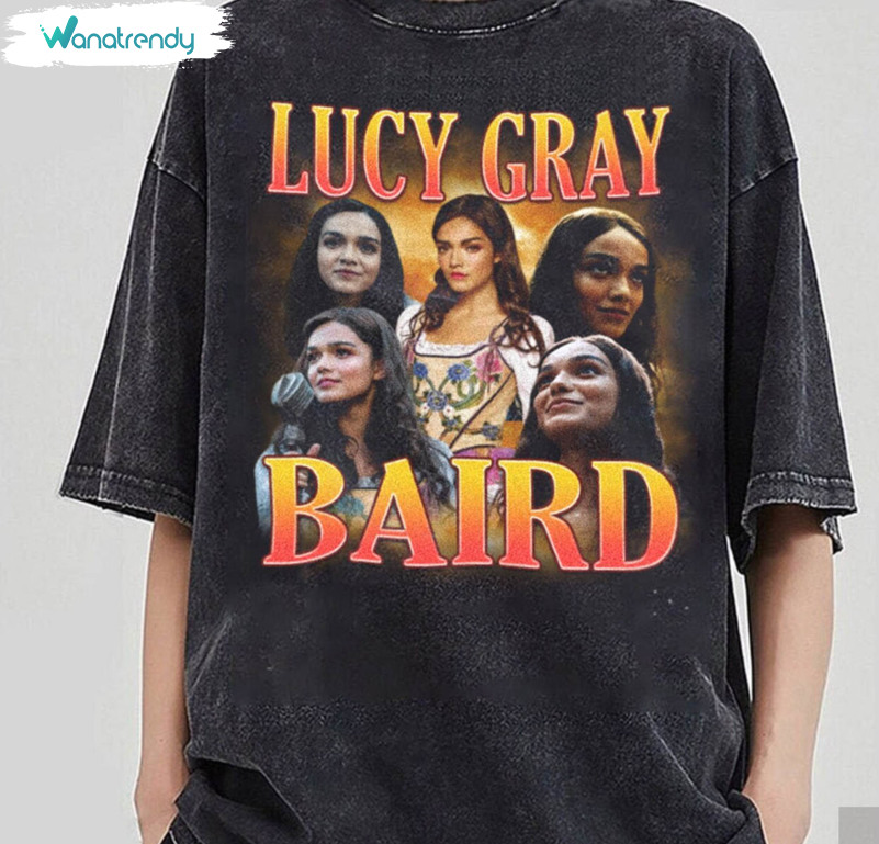 New Rare Lucy Gray Shirt, Must Have Style Rachel Zegler Short Sleeve Tank Top