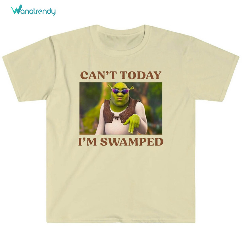 Can't Today I'm Swamped Shirt, Comfort Disney Long Sleeve Unisex T Shirt