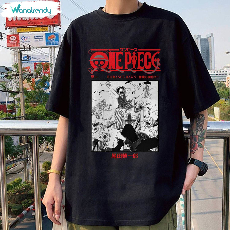 Trendy One Piece Anime Shirt, New Rare Anime Japanese Sweatshirt Unisex Hoodie
