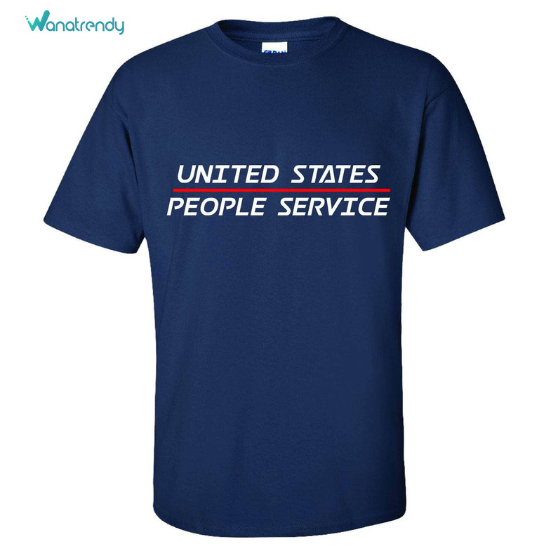 United States Postal Service Shirt, New Rare United States People Service Sweater Crewneck
