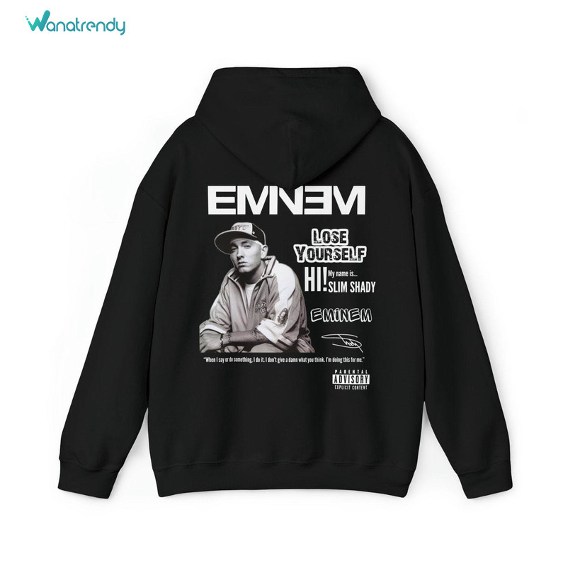Vintage Eminem Tour Shirt, Eminem Hooded Sweatshirt For Fans