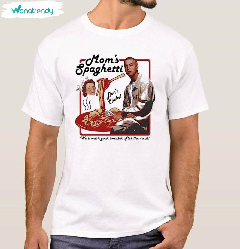 Moms Spaghetti Sweatshirt, Cool Design Eminem Tour Shirt Unisex Hoodie