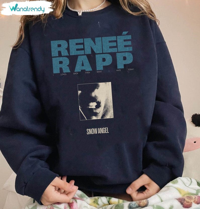 Groovy Renee Rapp Shirt, Renee Rapp Snow Angel Crewneck Long Sleeve