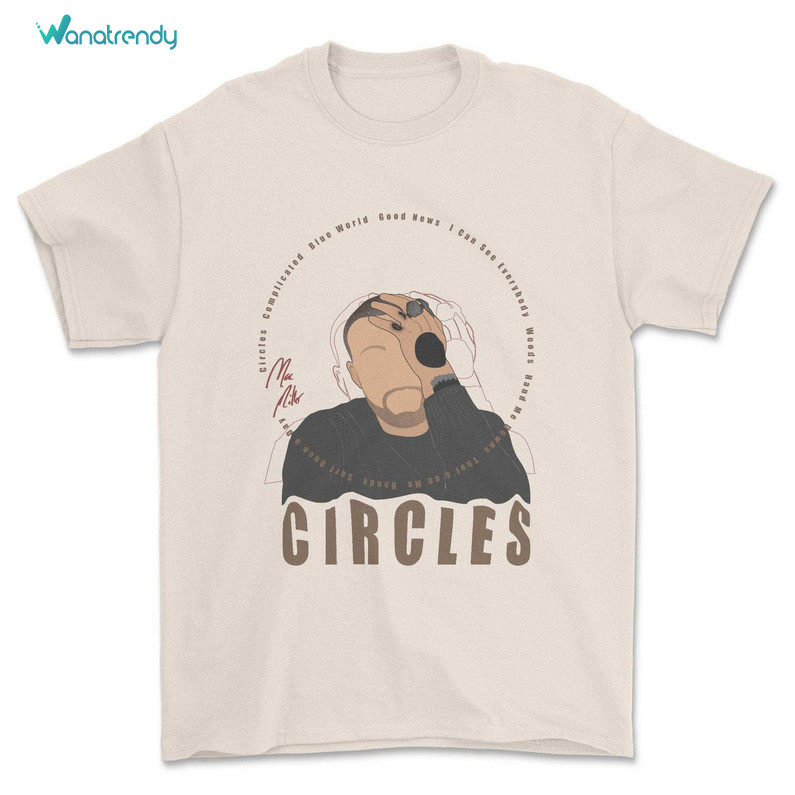 Trendy Mac Circles T Shirt , Mac Miller Inspired Sweatshirt Unisex Hoodie