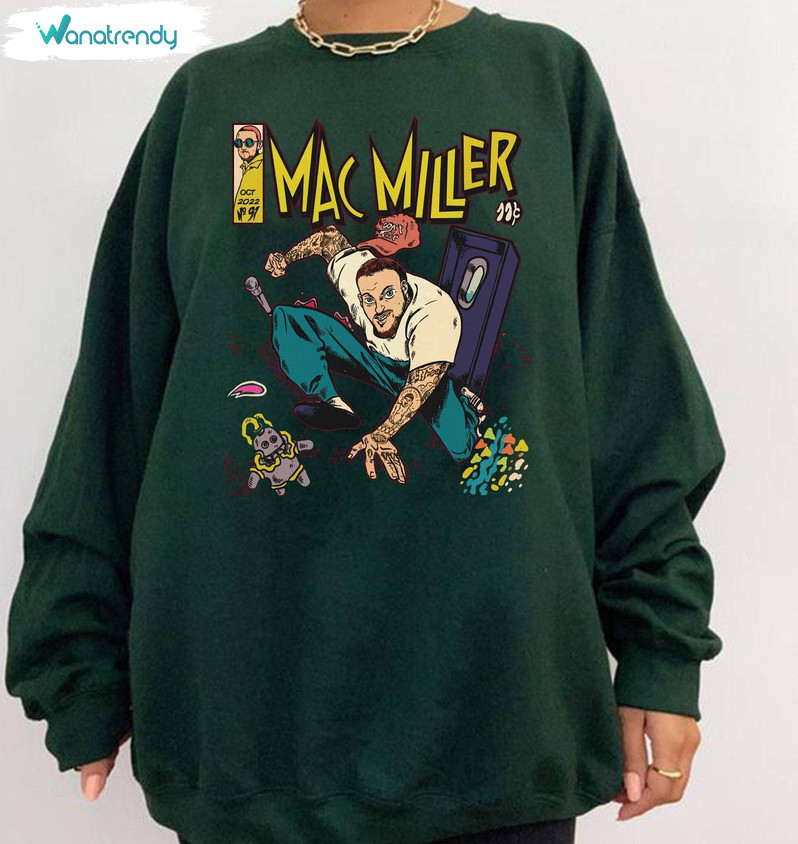 Mac Miller Sweatshirt, New Rare Hip Hop Unisex T Shirt Unisex Hoodie