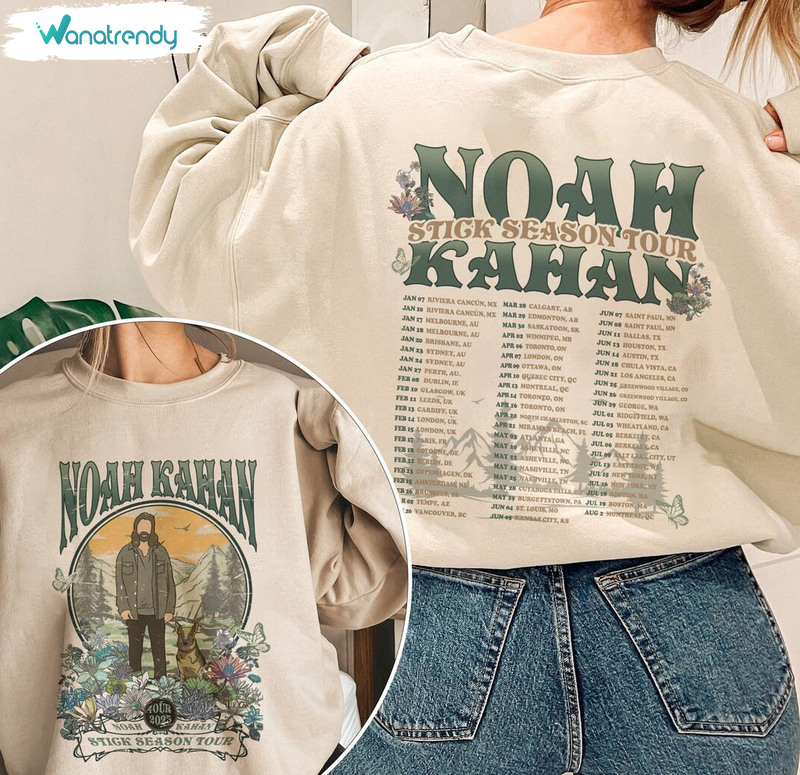 Groovy Noah Kahan Shirt, Vintage Stick Season 2023 Long Sleeve Unisex T Shirt