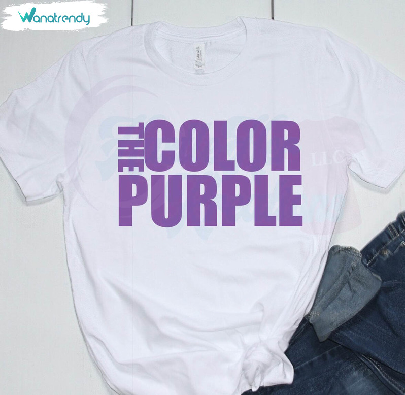 New Rare The Color Purple Shirt, Purple Color Unisex Hoodie Sweatshirt