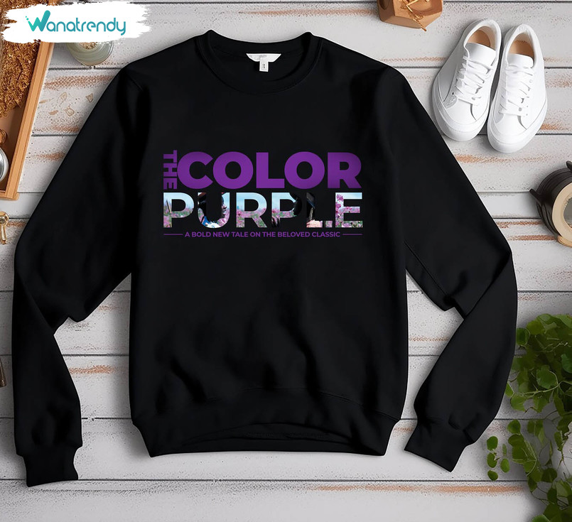 Trendy The Color Purple Shirt, Comfort Sweatshirt Unisex Hoodie For Classic Movie