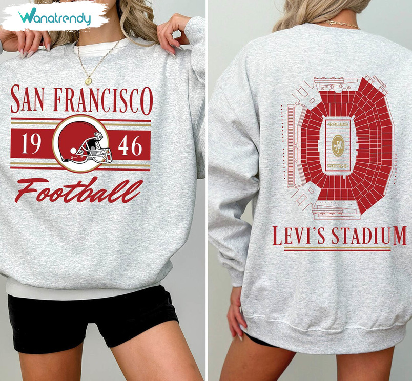 San Francisco Football Sweatshirt, Vintage San Francisco Football Shirt Hoodie