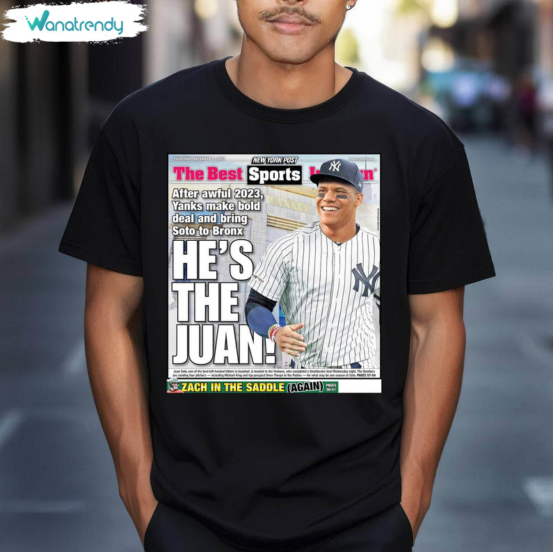Limited Juan Soto Shirt, New York Baseball Player Soto T-Shirt Long Sleeve