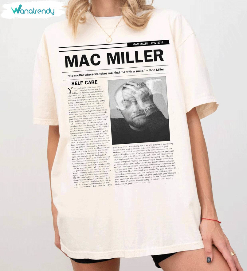 Mac Miller Sweatshirt, Mac Swimming Hip Hop Tee Tops Hoodie