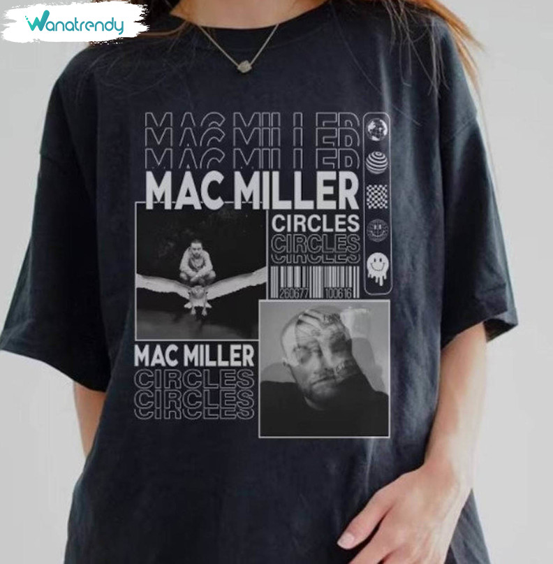 Mac Miller Sweatshirt, Mac Miller Circles Crewneck Sweatshirt Tank Top