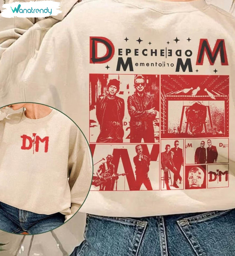 Depeche Mode Shirt, Depeche Band Concert Crewneck Sweatshirt Hoodie
